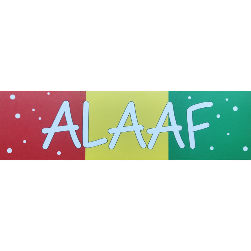 Naambord | Carnaval | ALAAF | 10 x 35 cm