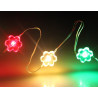 Led Lichtsnoer - 20 bloemetjes - Rood-Geel-Groen