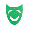 Houten maskers - Rood-Geel-Groen - 9x11cm