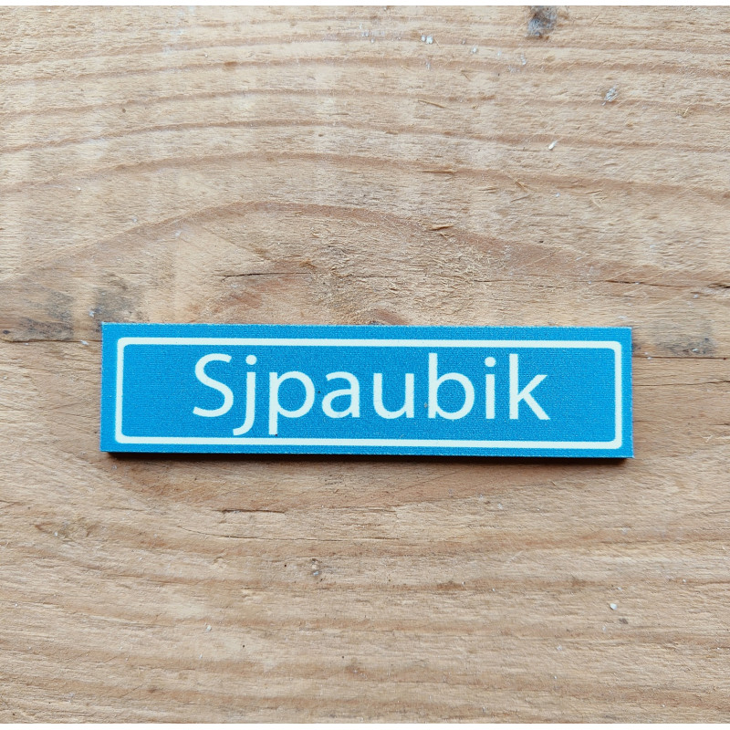 Plaatsnaam Speldje - Sjpaubik