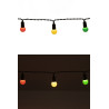 Carnaval LED Verlichting -  Rood Geel Groen - 50 lampjes