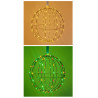 Lichtbol met LED-verlichting - 30 cm - 2in1
