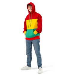 Hoodie Carnaval Limburg - rood-geel-groen