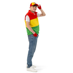 Bodywarmer Carnaval Limburg - rood-geel-groen