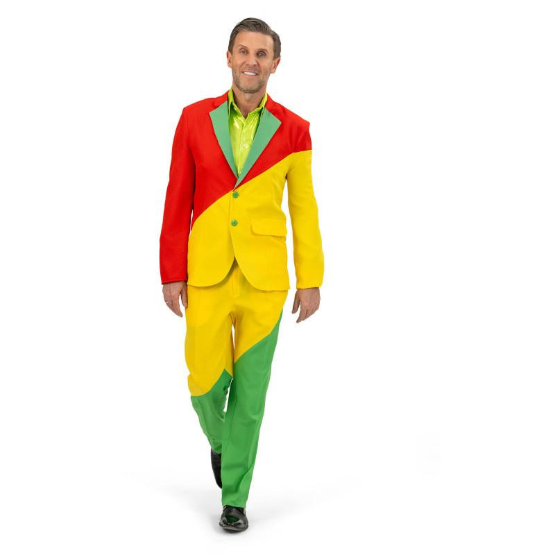 Carnavals Jas Limburg - rood-geel-groen