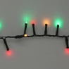 Carnaval LED verlichting - Rood/Geel/Groen - Voor Binnen & Buiten IP44 - Met Timer - 700 LED - 14M