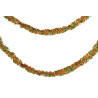 Brandvertragende PVC Guirlande oranje - groen mix 5m Ø 8 cm