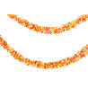 Brandvertragende PVC Guirlande Oeteldonk - rood - wit - geel mix 5m Ø 8 cm