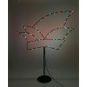 Frame Led-verlichting - prinsenmuts - steek - rood-geel-groen