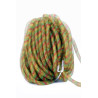 Decoratie tube rood-geel-groen 16 mm - 2,5 meter