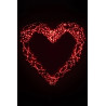 Carnaval - Valentijn hart - 3D - LED-verlichting - 50 cm