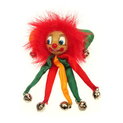 Broche nar rood/geel/groen